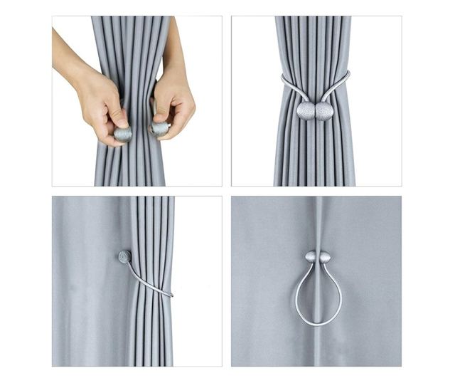 Magnetski držači za zavjese, model ZLATNE KUGLICE