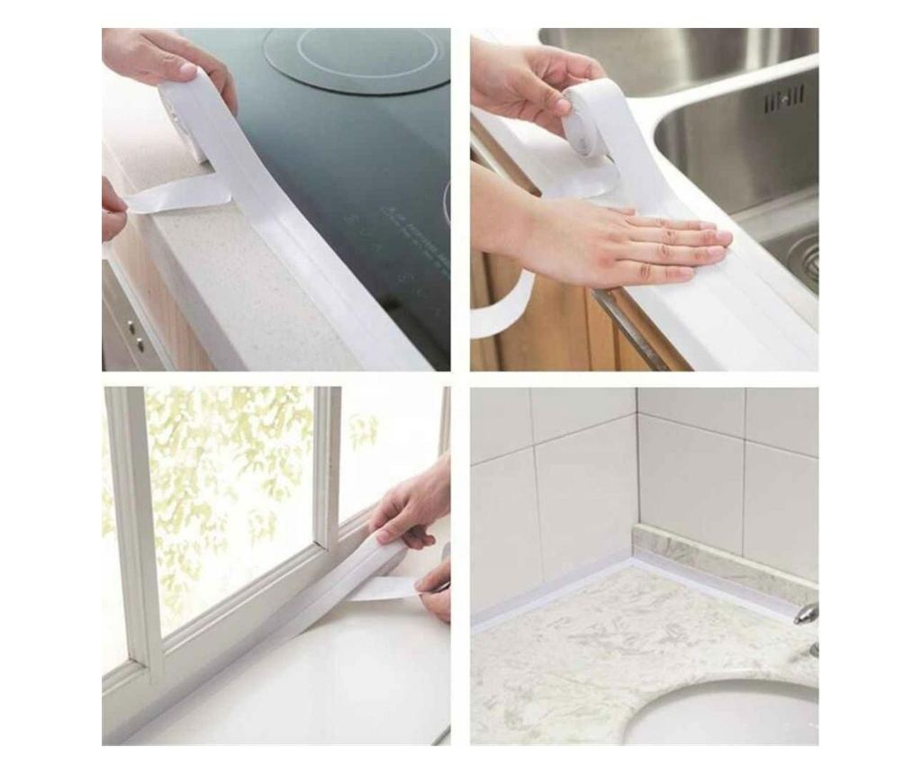 Αυτοκόλλητη Ταινία Στεγανοποίησης για Ντους, Μπανιέρα ή Νεροχύτες - 5