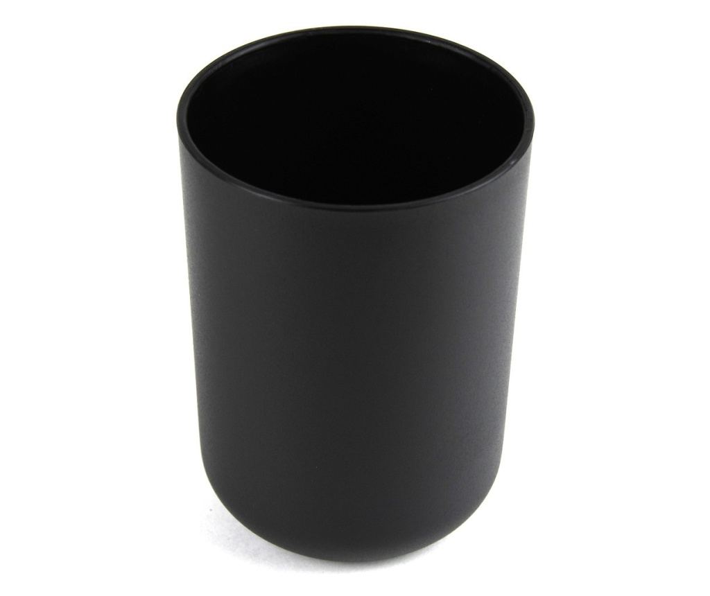 Κομψό Σετ Μπάνιου 6 Τεμαχίων, ABS + Ξύλο, Μαύρο/Καφέ - 4