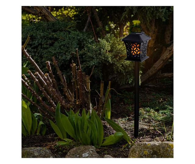 Lampa solara de exterior "COMBO" cu 12 LED-uri cu posibilitate de montaj la sol sau pe perete