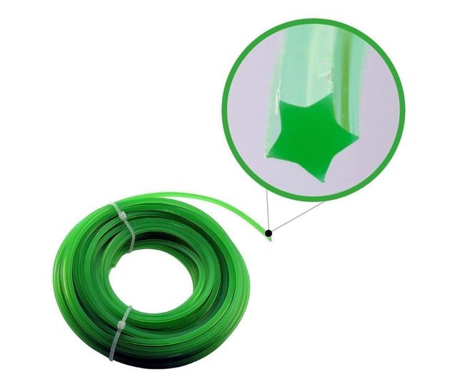 Fir rezerva cositoare, trimmer, tip stea, 1.3�mm x 15 m, Richmann