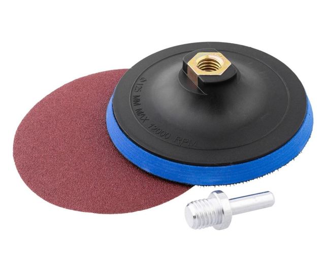 Suport cauciuc cu scai, pentru flex, 125 mm, Richmann