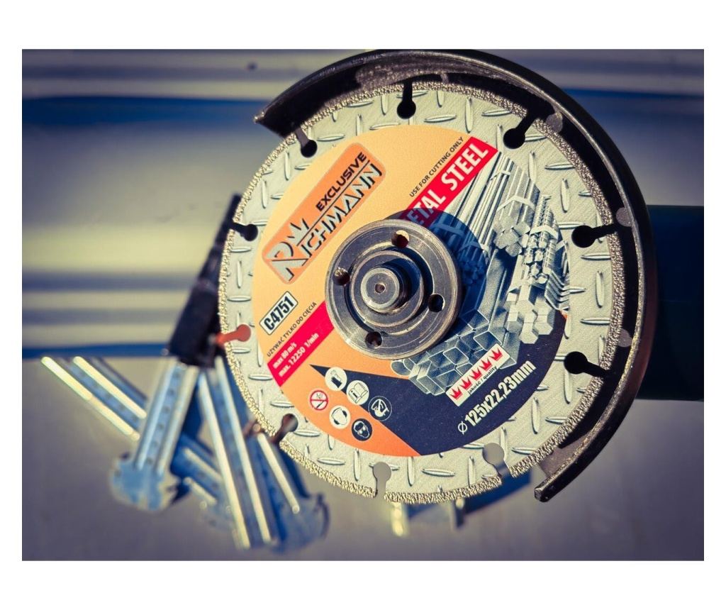 Szegmentált gyémánt vágótárcsa, fém, száraz vágás, 125x1,4 mm, Richmann Exclusive - 4