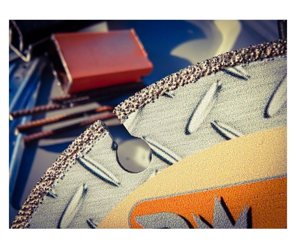 Szegmentált gyémánt vágótárcsa, fém, száraz vágás, 125x1,4 mm, Richmann Exclusive - 5