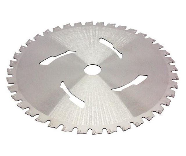 Disc circular vidia pentru motocoasa/trimmer, Micul Fermier, taiere arbusti, 255x25.4 mm, 40 dinti
