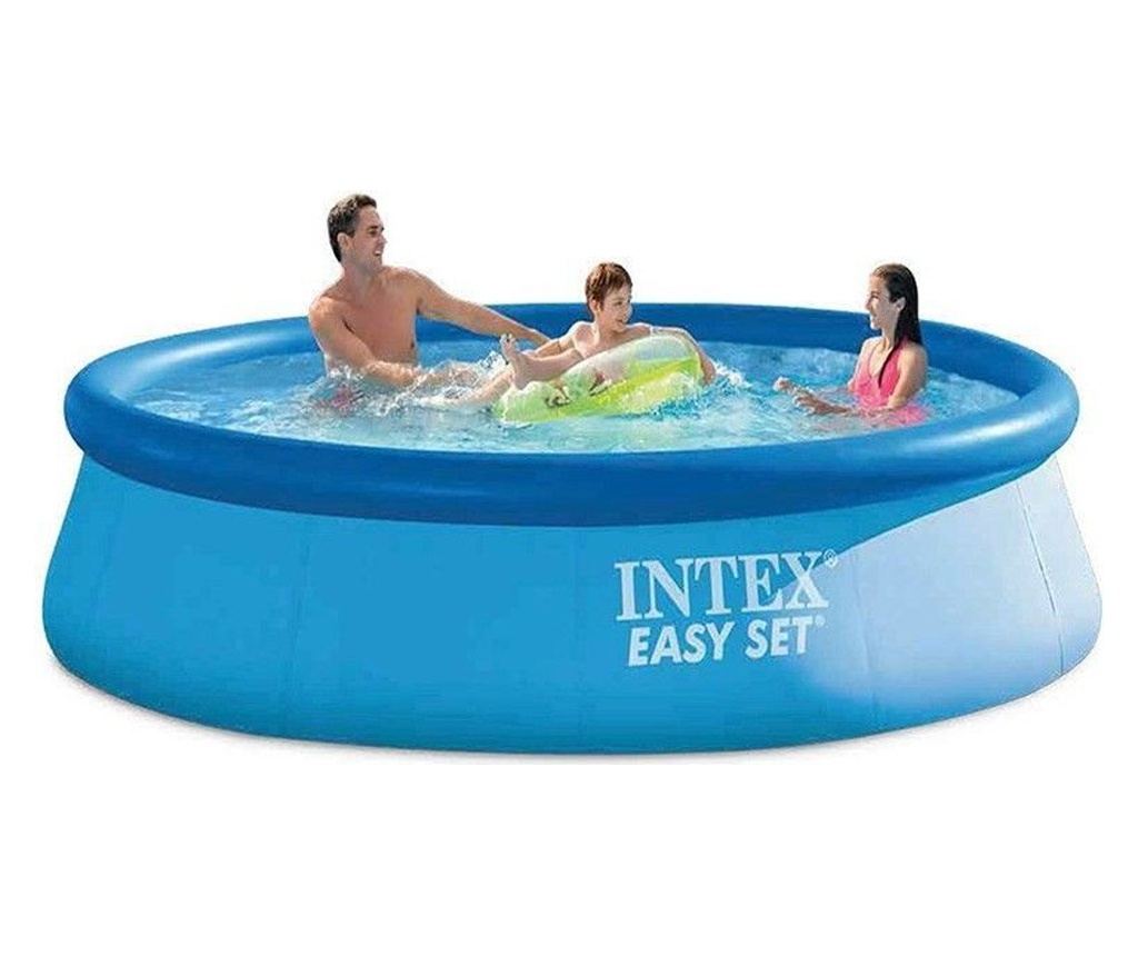 Семеен басейн с помпа и аксесоари, Easy Set, Intex 28132, 366 x 76 см ...