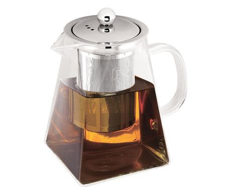 Stakleni čajnik s infuzorom, 950 ml, Black Silver Collection, Berlinger Haus, BH 7804