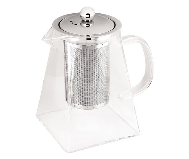 Stakleni čajnik s infuzorom, 950 ml, Black Silver Collection, Berlinger Haus, BH 7804