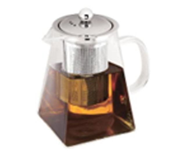 Stakleni čajnik s infuzorom, 950 ml, Black Silver Collection, Berlinger Haus, BH 7804