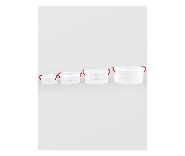 KOMPLET KUTIJA ZA HRANU STERK ROTUNDE MAYA 03L,0.6L,1.5L,2.4L
