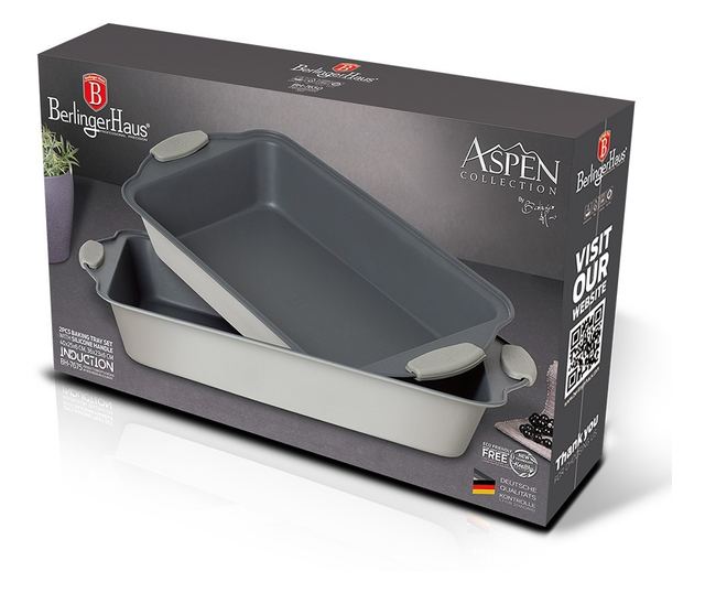 Set od 2 posude za pečenje s premazom protiv prijanjanja, Aspen kolekcija, Berlinger Haus, BH 7650