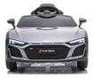 Elektromos Audi R8 gyerek autó, 2 motor, LeanToys, 9045, szürke