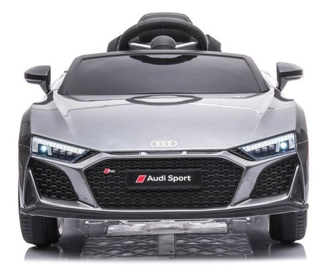 Elektromos Audi R8 gyerek autó, 2 motor, LeanToys, 9045, szürke