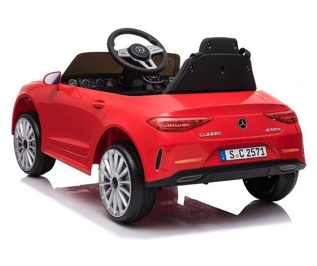 Elektromos autó gyerekeknek, Mercedes C Class, CLS 350, 2 motor, LeanToys, 5175, fekete