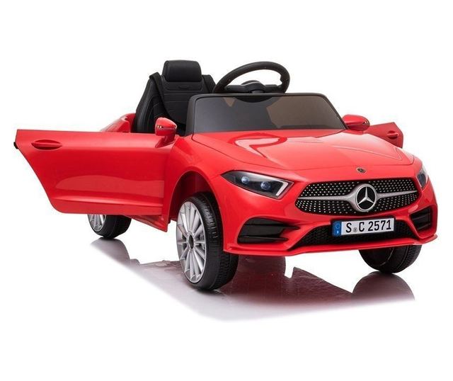 Elektromos autó gyerekeknek, Mercedes C Class, CLS 350, 2 motor, LeanToys, 5175, fekete