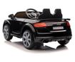 Audi TTRS fekete elektromos gyerek autó, 2 motor, 3 sebesség, max. 30 kg