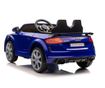 Elektromos autó gyerekeknek, Audi TTRS kék, 2 motor, 3 sebességfokozat, max. terhelhetőség 30 kg