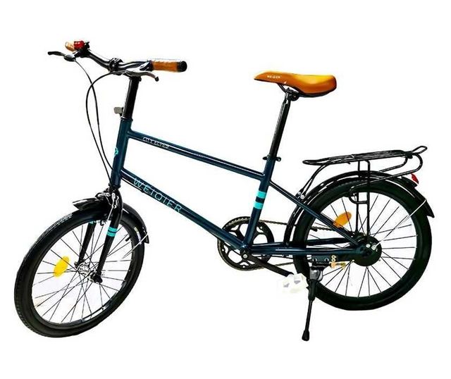 Dječji bicikl sa prtljažnikom, metalni okvir, 20"