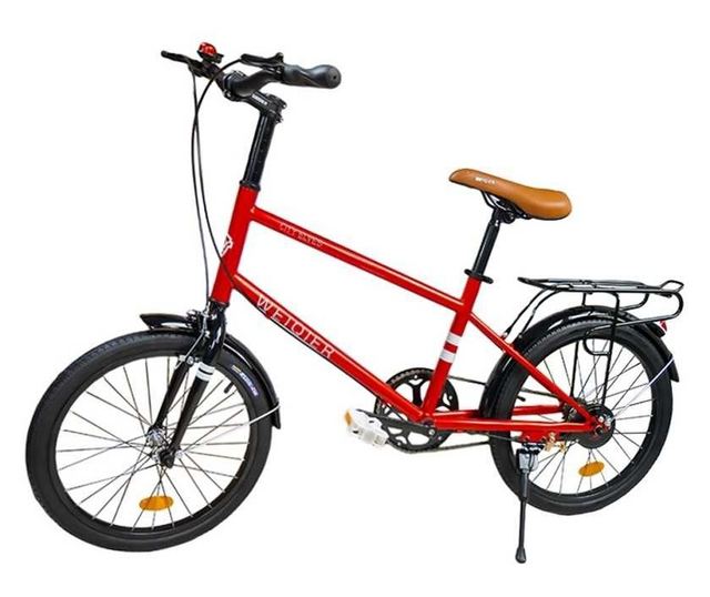 Dječji bicikl sa prtljažnikom, metalni okvir, 20"