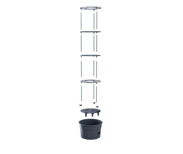 Ghiveci cu suport tip sera pentru rosii, 21 piese, 29.5x24.5x1152cm, Prosperplast