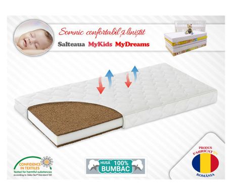 Saltea Fibră Cocos MyKids MyDreams II 105x70x10 (cm)