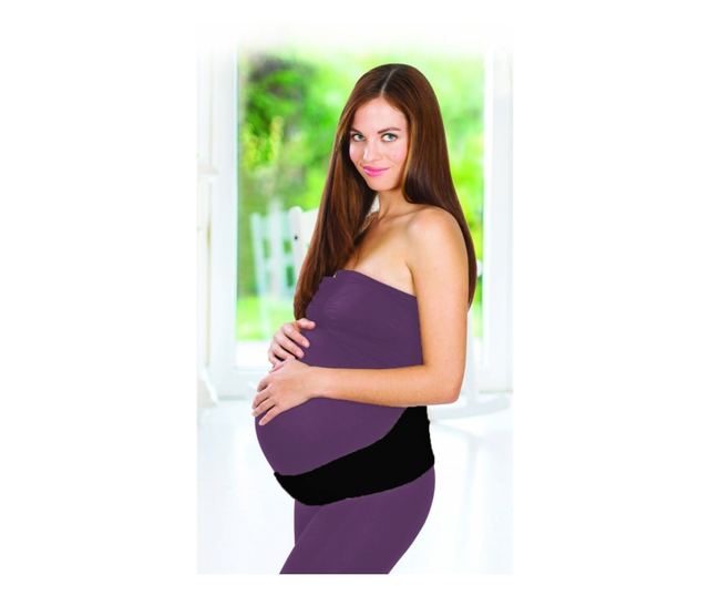 Terhességi BabyJem Pregnancy hasi öv (Méret: M, Szín: Fekete)
