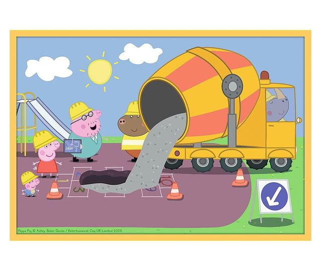 PUZZLE TREFL 10IN1 INTALNESTE-O PE PEPPA PIG