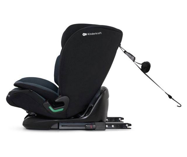 AUTO SJEDALICA I-VELIČINE, 76-150 CM, KINDERKRAFT ONETO 3, ISOFIX, GRAFITNO CRNA