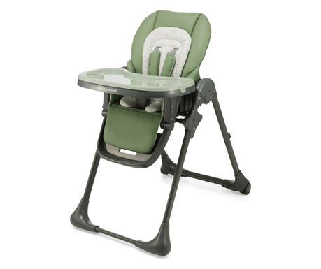 Kinderkraft TUMMIE Καρεκλάκι Φαγητού, Αναδιπλούμενο, Πράσινο