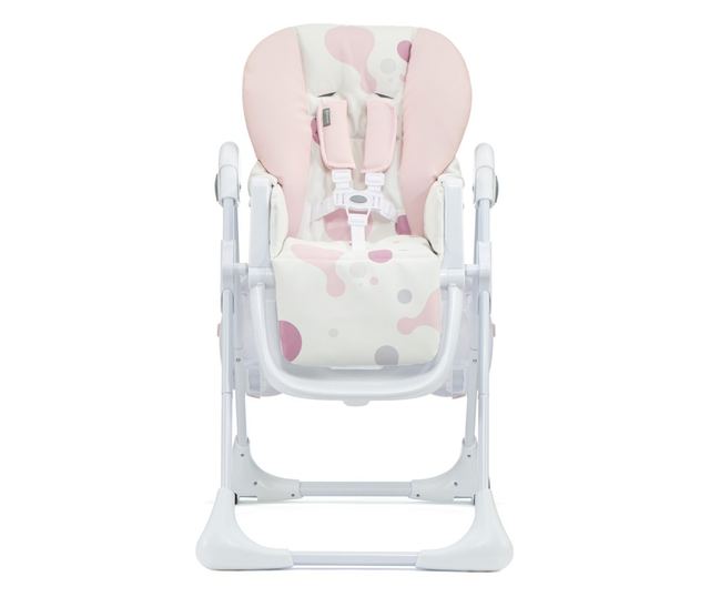 STOLICA ZA HRANJENJE KINDERKRAFT YUMMY, SKLOPIVA, PINK