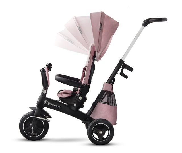 ТРИКОЛЕСНО КОЛЕЛО KINDERKRAFT EASYTWIST, MAUVELOUS PINK