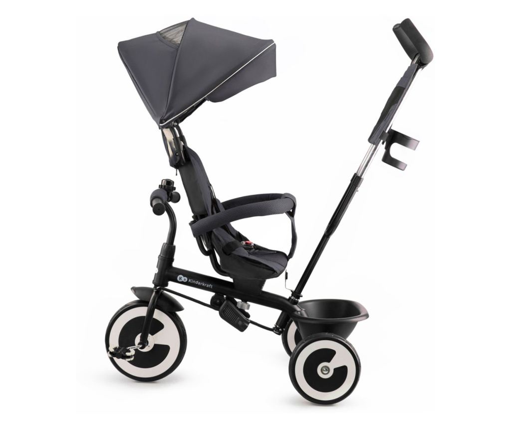 ДЕТСКА ТРИКОЛКА KINDERKRAFT ASTON, МАЛАХИТОВО СИВО - 3