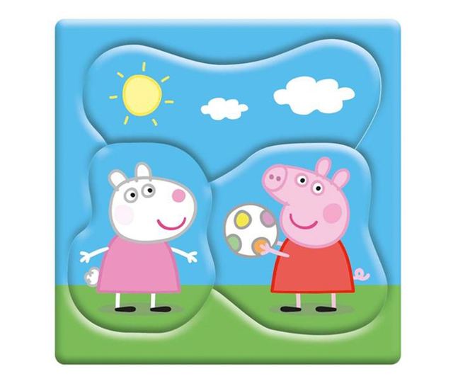 3 az 1-ben puzzle, Peppa Pig - DINÓJÁTÉKOK