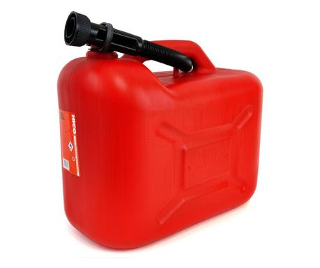 Plastični kanister za gorivo rdeč 20L