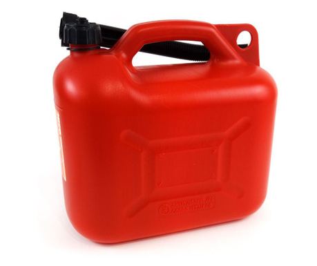 Plastična posoda za gorivo rdeča 10L