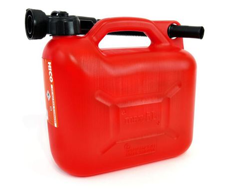 Plastična posoda za gorivo rdeča 5L