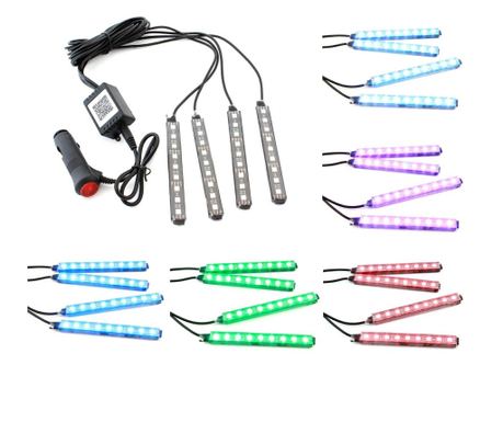 UnderCar LED világítás - RGB belső vagy külső használatra Bluetooth-szal - 12cm ZD65B