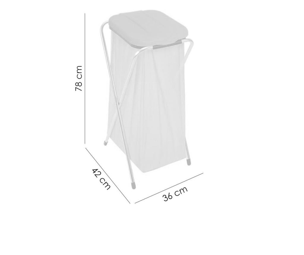 Suport pentru sac de gunoi 36x42x78 cm ECOFIX, Strend Pro - 2