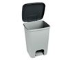 Cos de gunoi cu pedala, plastic, gri, 20 L, 30.3x29.4x42.8 cm, Curver thumbnail 3