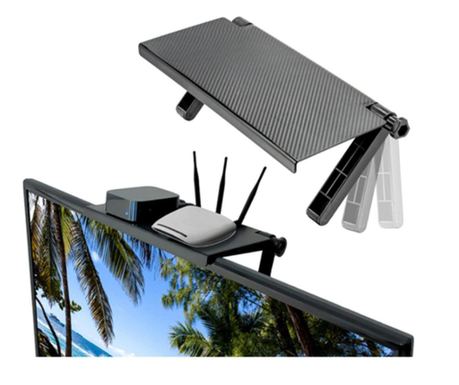 ABS TV / Monitor polc, állítható, méret 33 x 16,5 cm