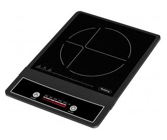 Plita cu inductie Rosberg R51445L, 2000W, Placa ceramica, 25x25cm, Negru