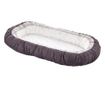 Babynest cu 2 fete BabyJem luxus szülők között (Culoare: Bleu)