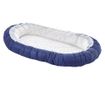 Babynest cu 2 fete BabyJem luxus szülők között (Culoare: Bleu)