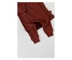 3 részes készlet: hosszú ujjú blúz, hosszú nadrág és organikus és modális pamut sapka - BabyCosy tégla (méret: 12-18 hónap)