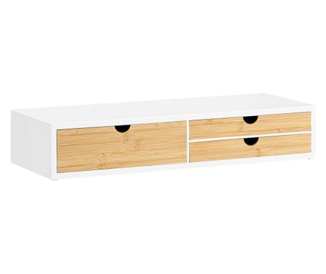 Stojalo za monitor s 3 predali BBF11-WN