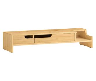 SoBuy monitor jabuka, monitor s podnožjem i fiokom, podrška za ecran pc BBF12-N