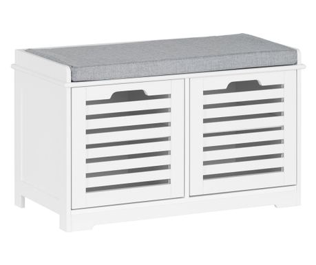 SoBuy Banc de depozitare, bancă, bancă pentru încălțăminte FSR23-II-W