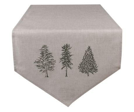 Stolnjak Traversa Bež Zelena Brazi 50x160 cm