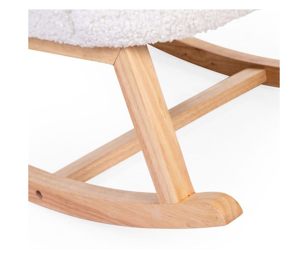 Scaun balansoar Childhome Teddy Alb - 4