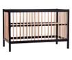 Patut Childhome Cot 97 Fag 60x120 cm, Natural/Negru thumbnail 1